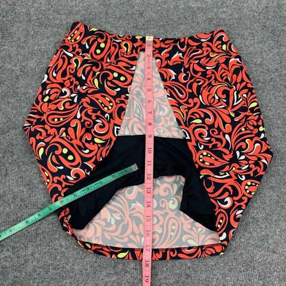 Tail Skort Womens S Small Paisley Stretch Pull On Pocket Inner Shorts Skirt - Picture 7 of 12